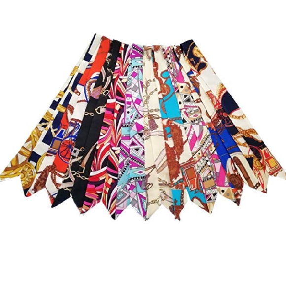 Accessories - 10 Pcs Scarf Twilly Bag Scarf Accessories